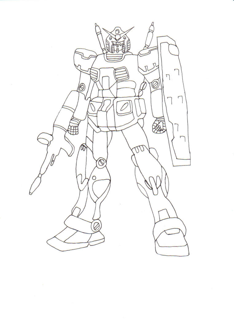 123 Gundam Coloring Pages Printable 79