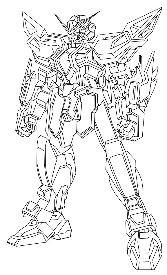 123 Gundam Coloring Pages Printable 83