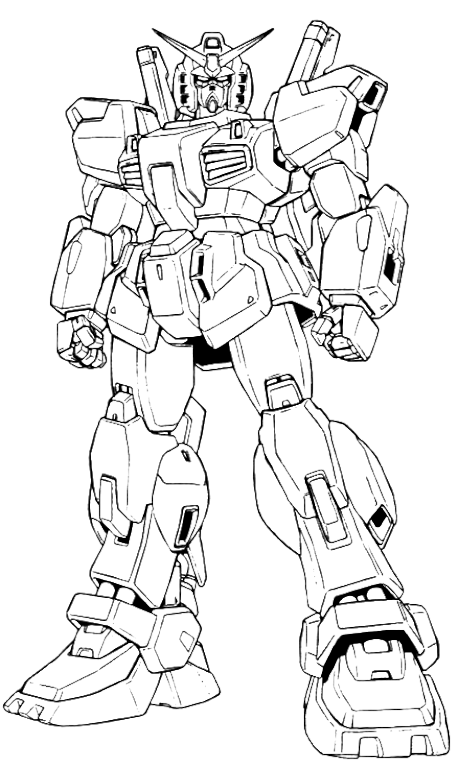 123 Gundam Coloring Pages Printable 87