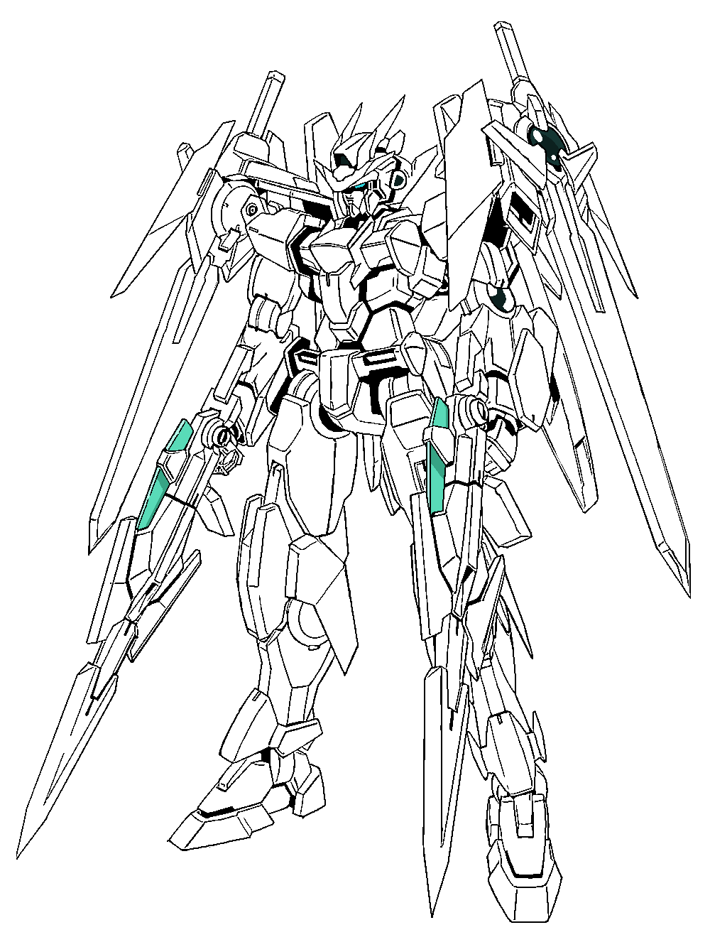 123 Gundam Coloring Pages Printable 89