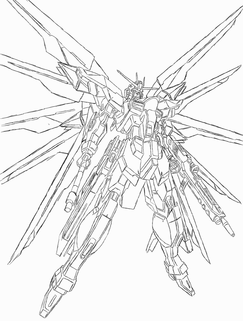 123 Gundam Coloring Pages Printable 9