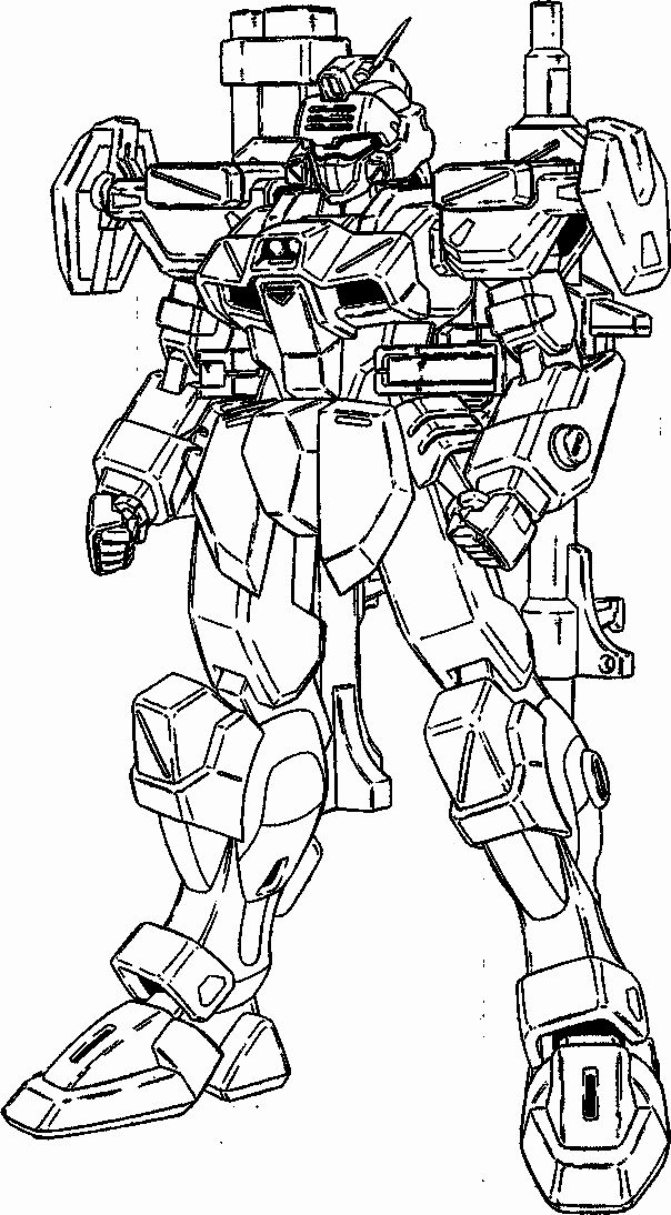 123 Gundam Coloring Pages Printable 93