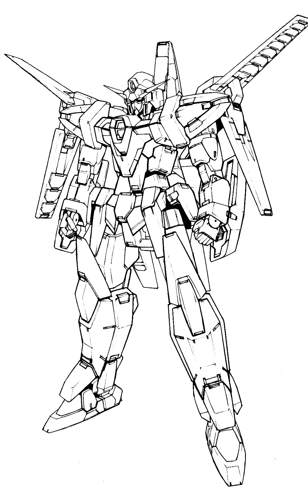 123 Gundam Coloring Pages Printable 94