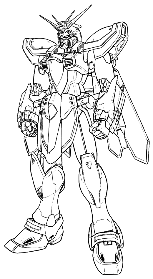 123 Gundam Coloring Pages Printable 98