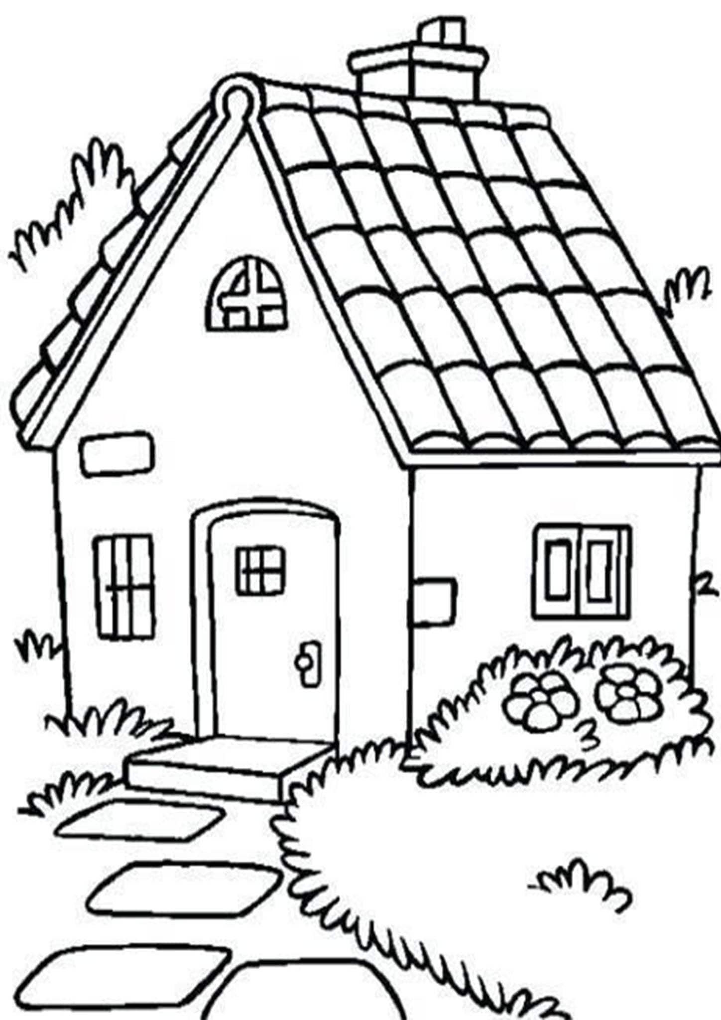 129 Home Coloring Pages Printable 113