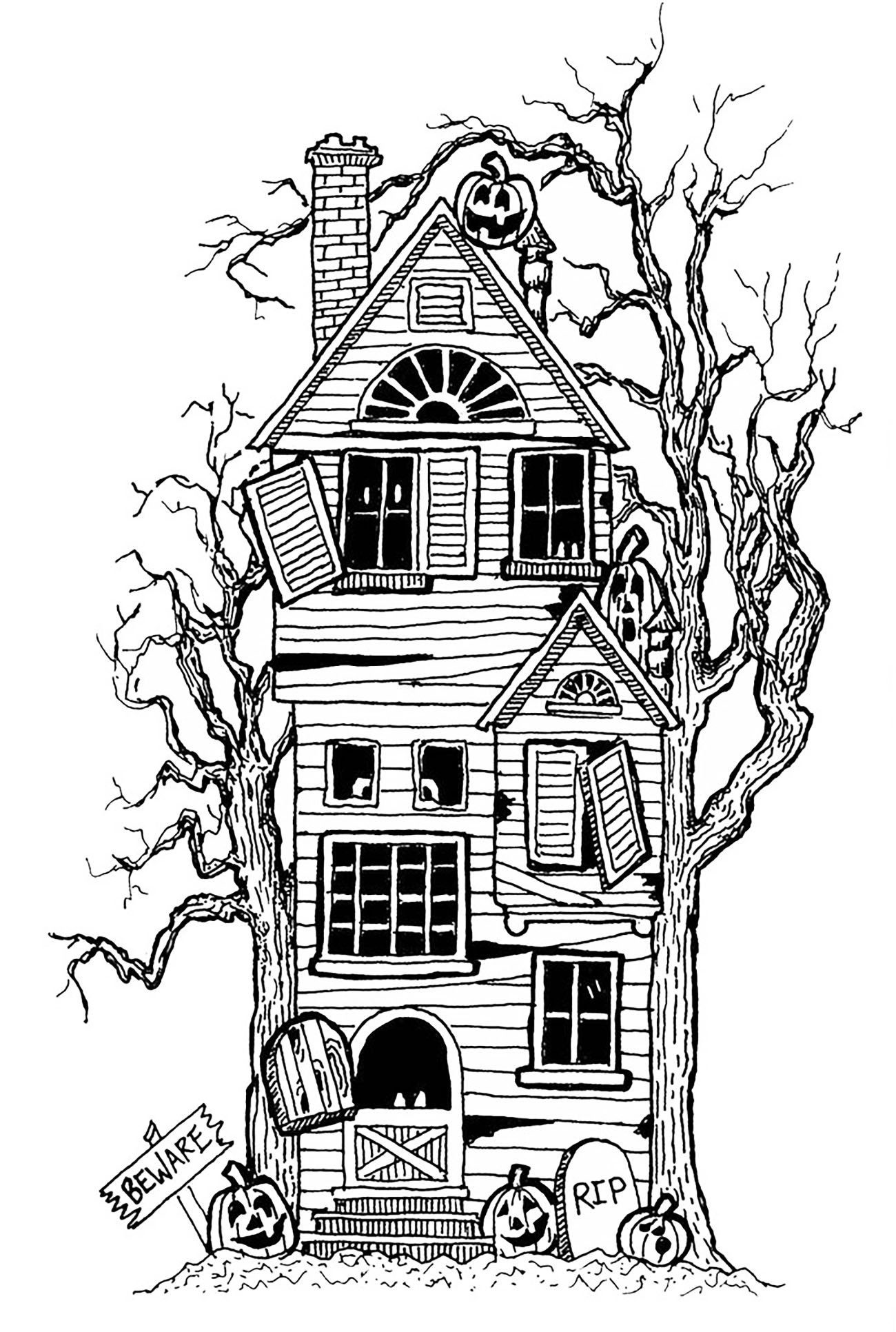 129 Home Coloring Pages Printable 12