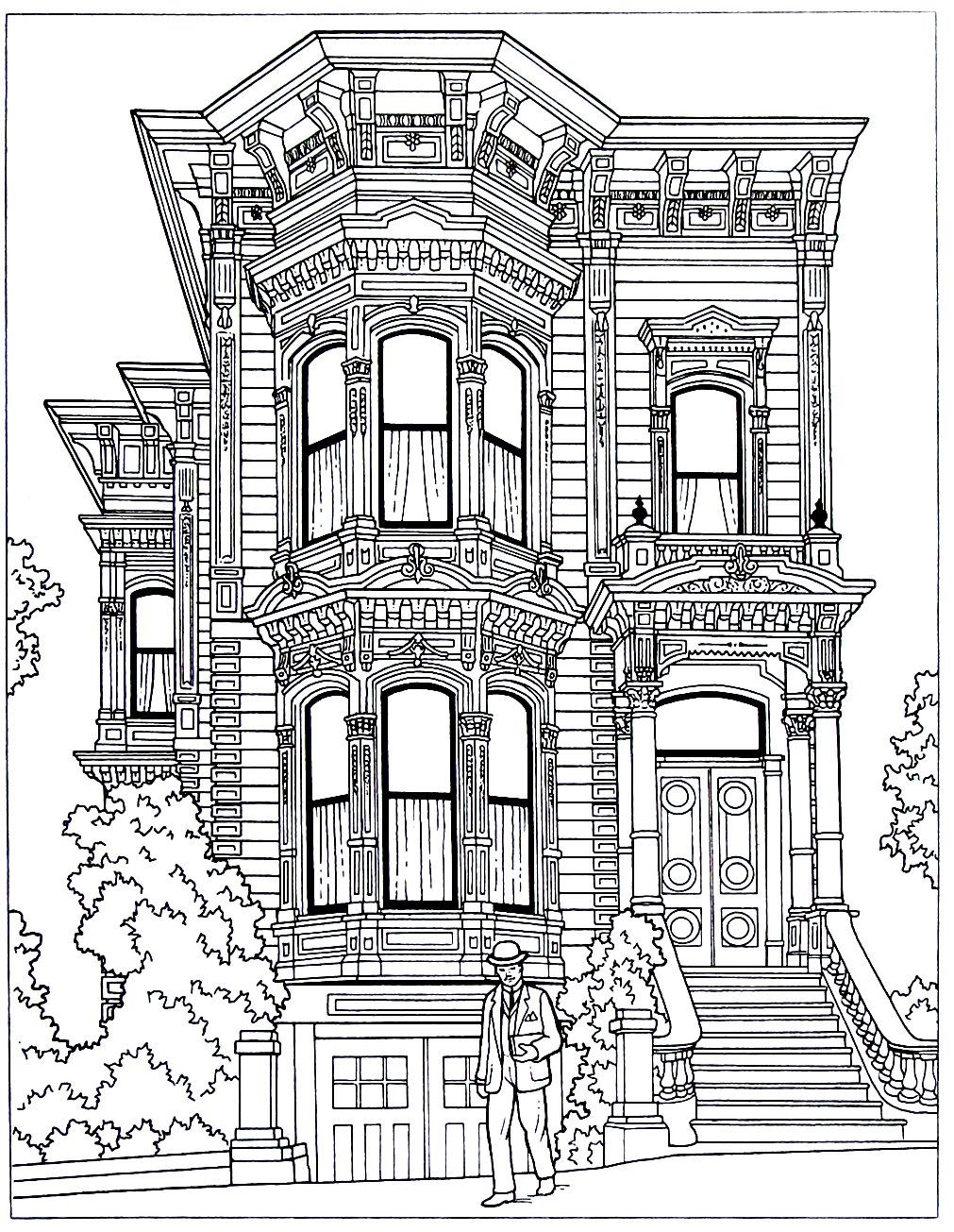 129 Home Coloring Pages Printable 16