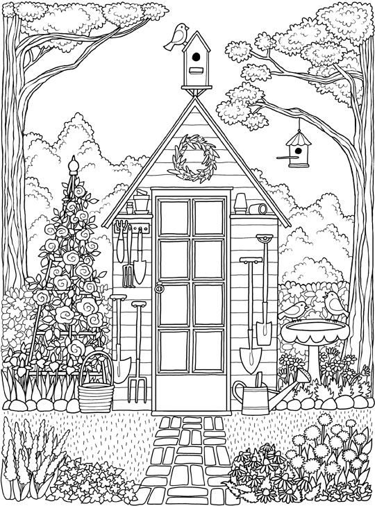 129 Home Coloring Pages Printable 21