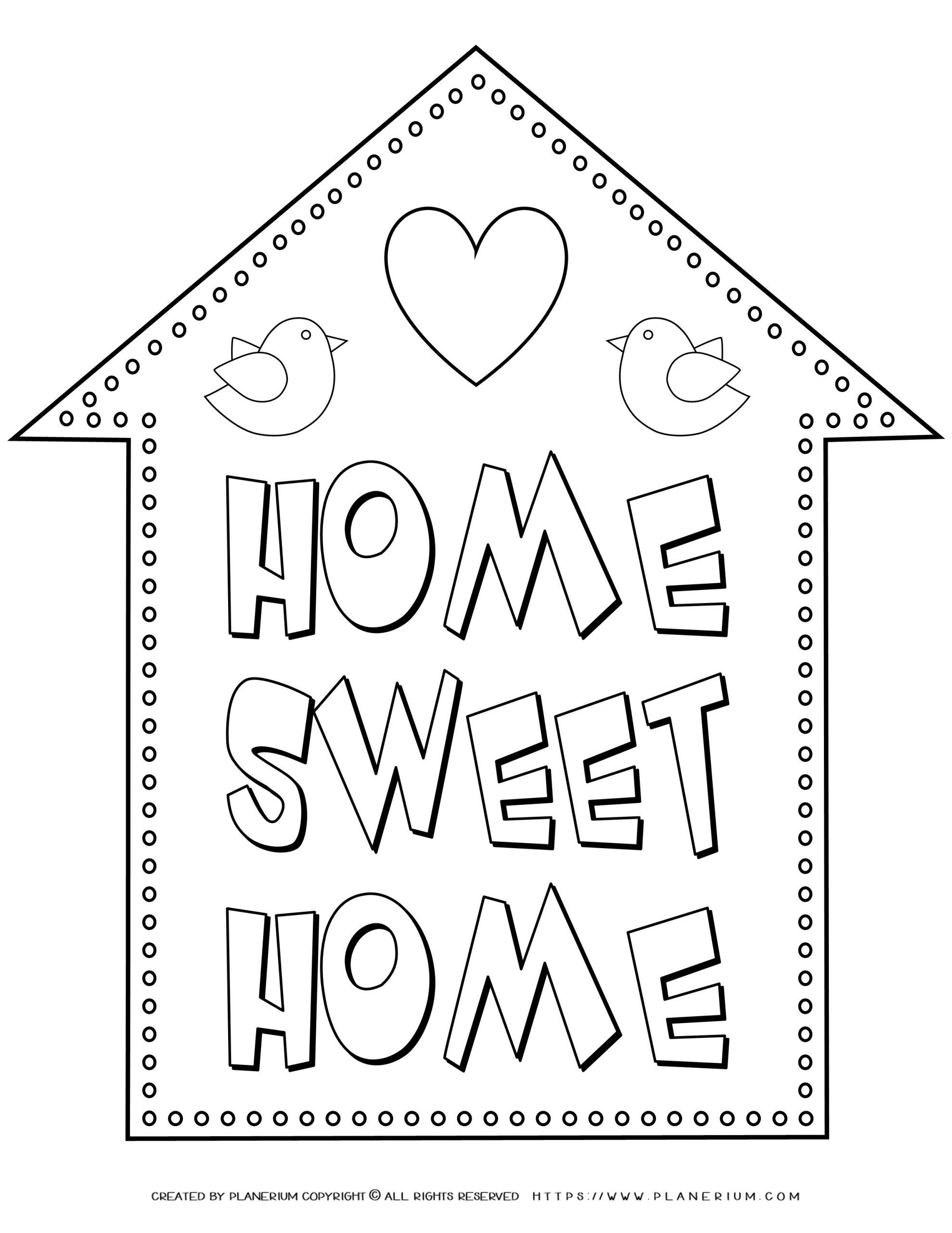 129 Home Coloring Pages Printable 33