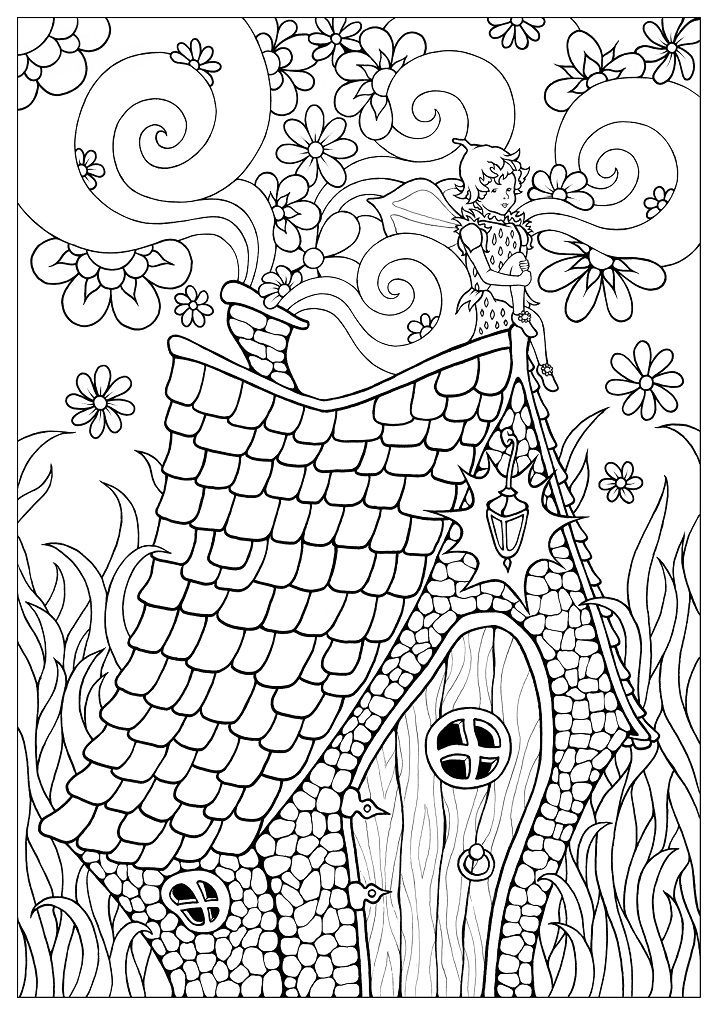 129 Home Coloring Pages Printable 40