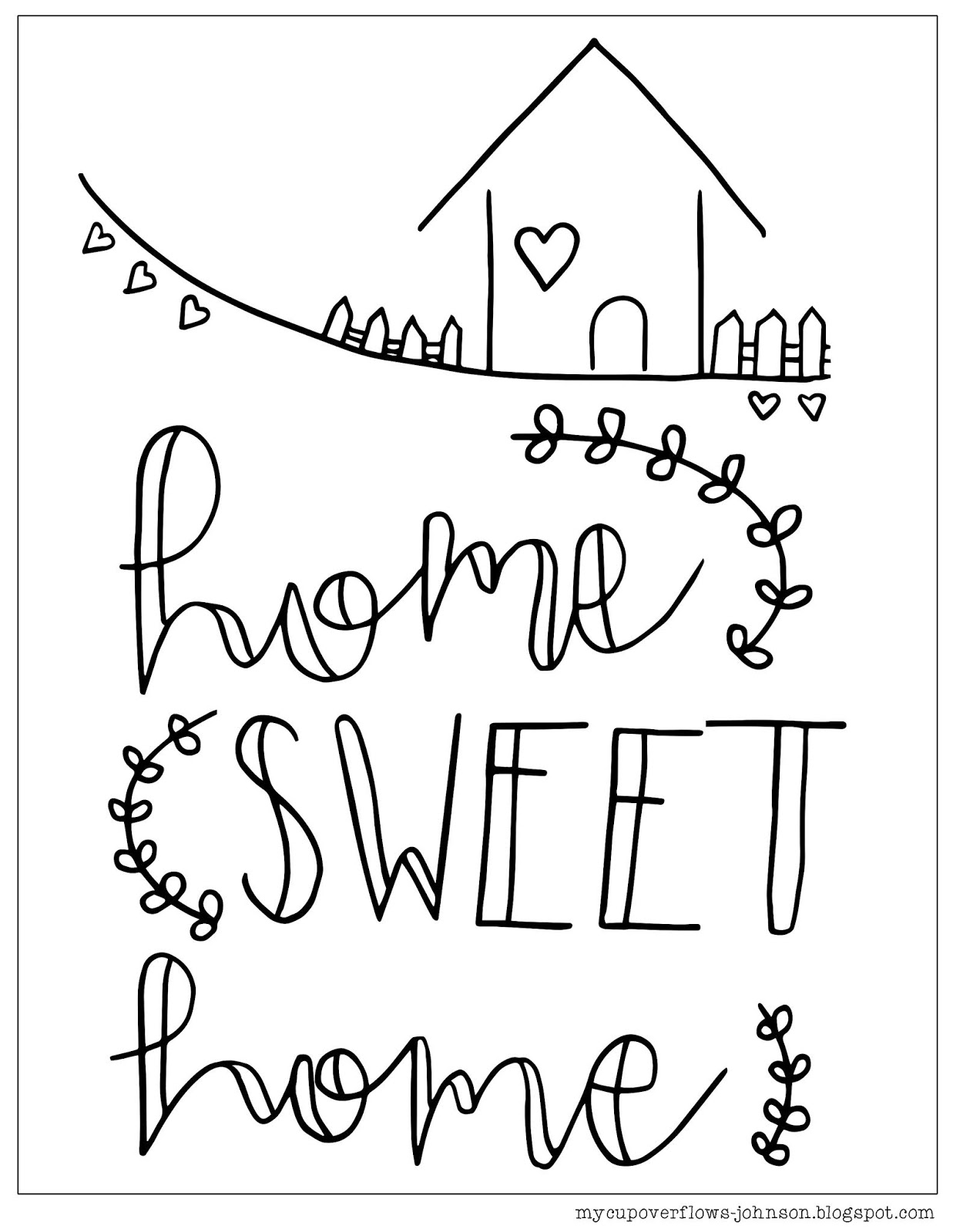 129 Home Coloring Pages Printable 45