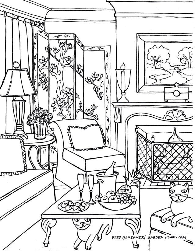 129 Home Coloring Pages Printable 46