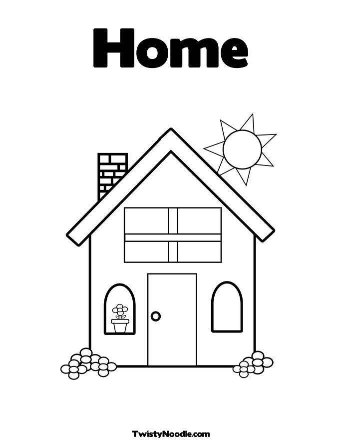 129 Home Coloring Pages Printable 48