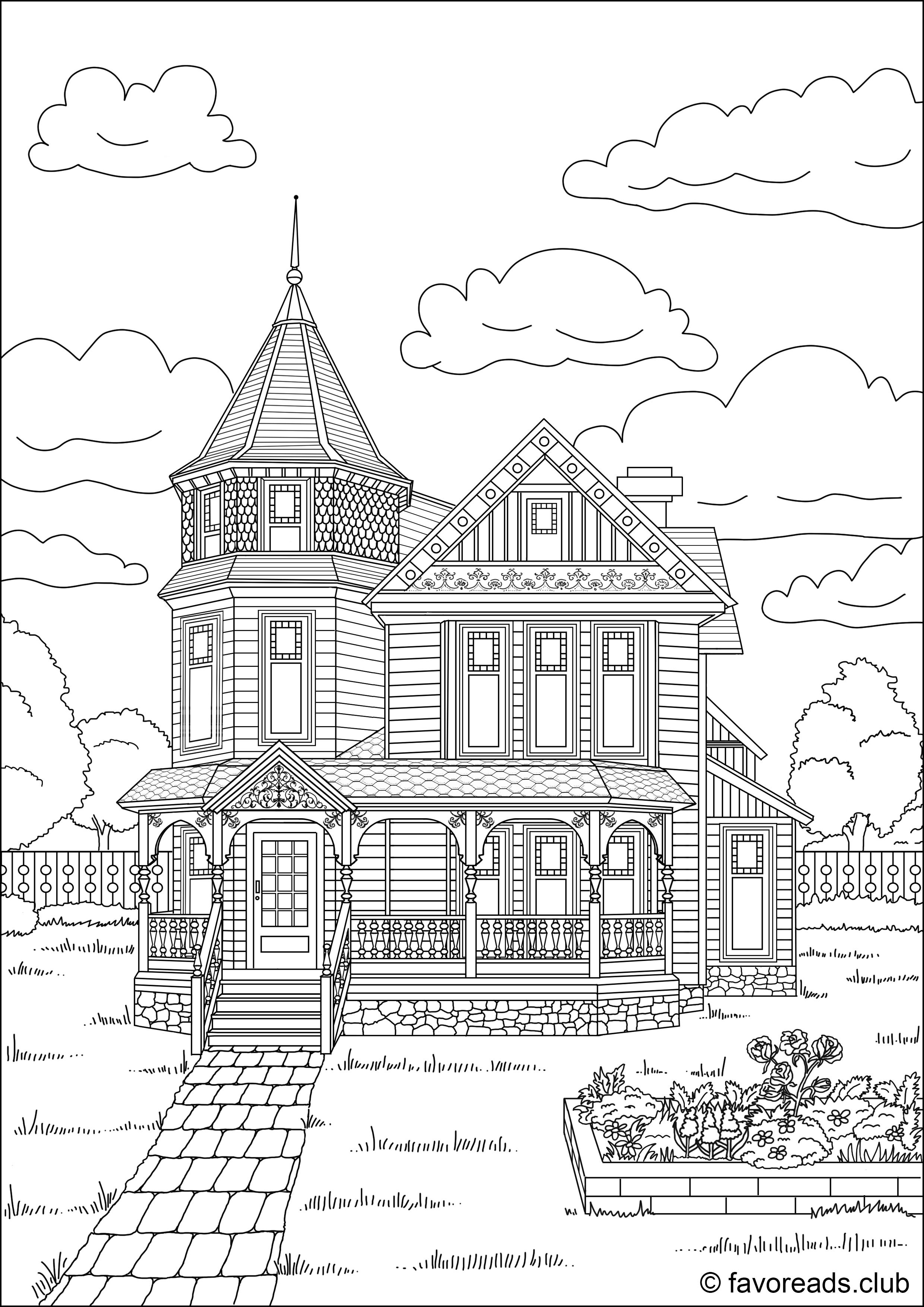 129 Home Coloring Pages Printable 5