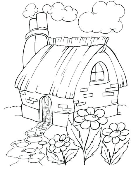 129 Home Coloring Pages Printable 50