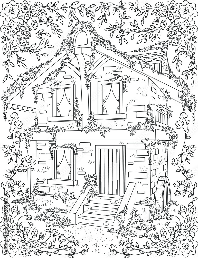 129 Home Coloring Pages Printable 51