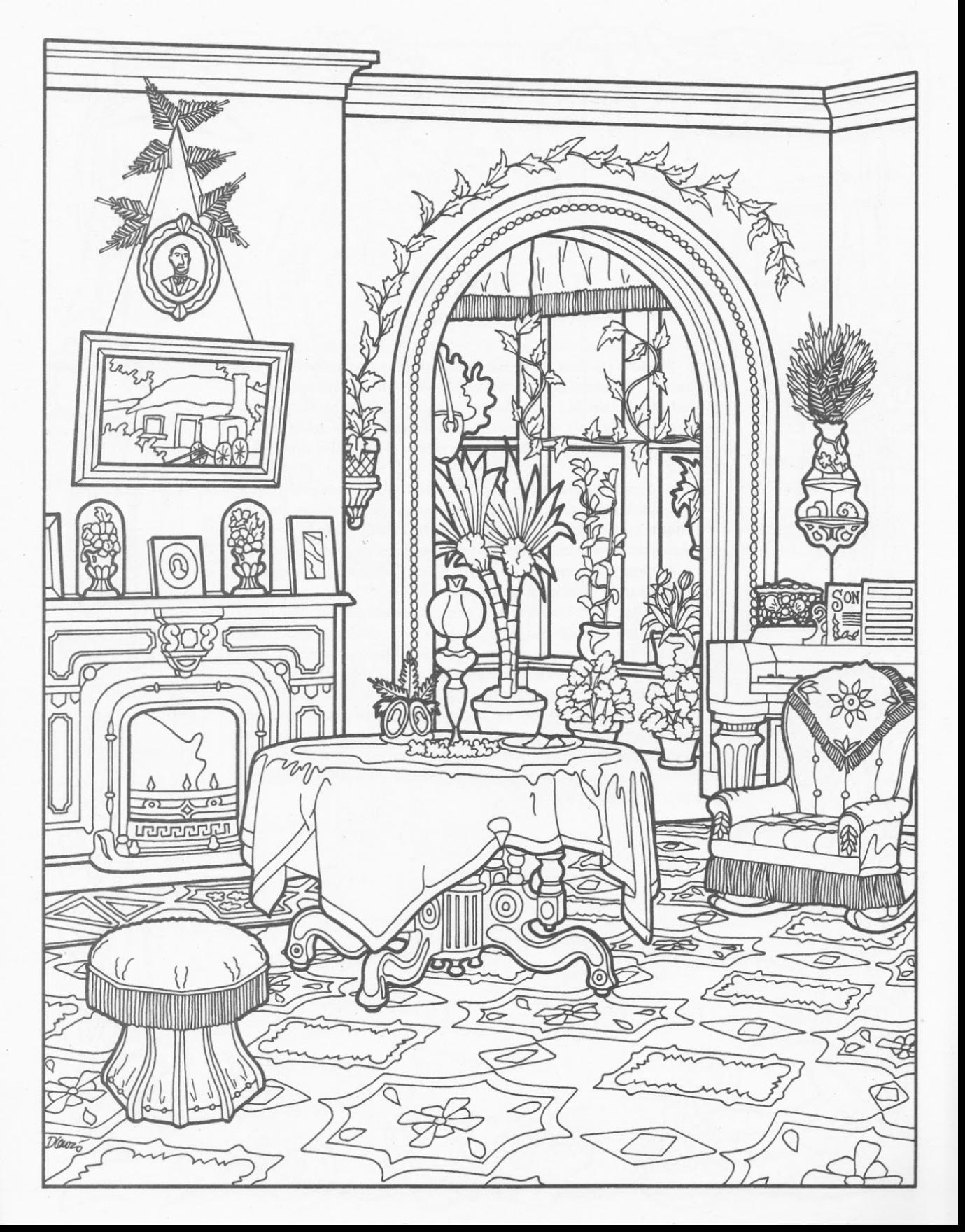 129 Home Coloring Pages Printable 58