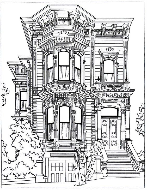 129 Home Coloring Pages Printable 68