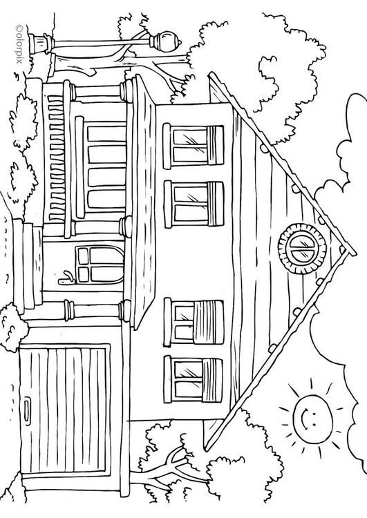 129 Home Coloring Pages Printable 79