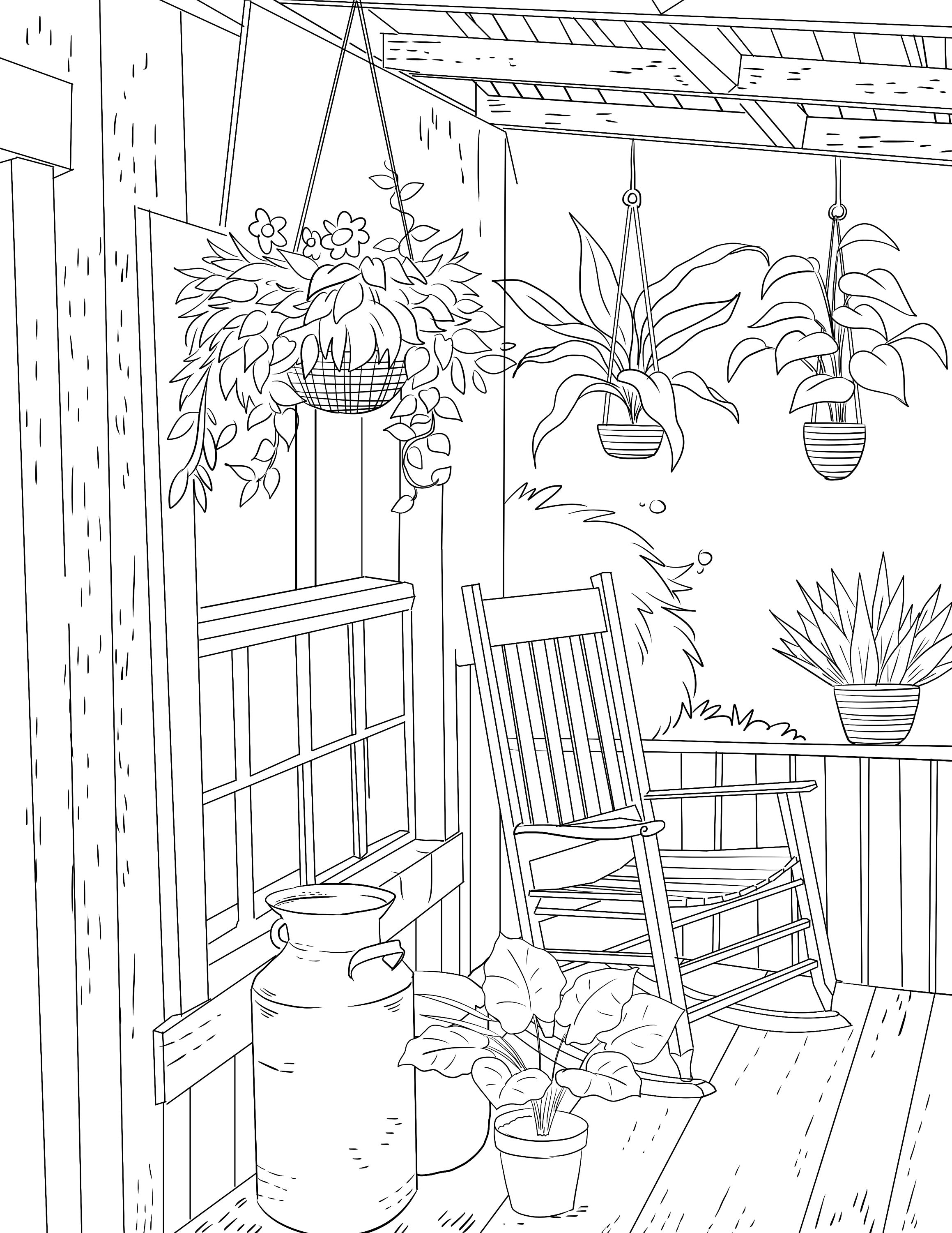 129 Home Coloring Pages Printable 9