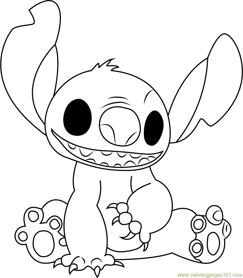 22 Coloring Page Lilo and Stitch Printable