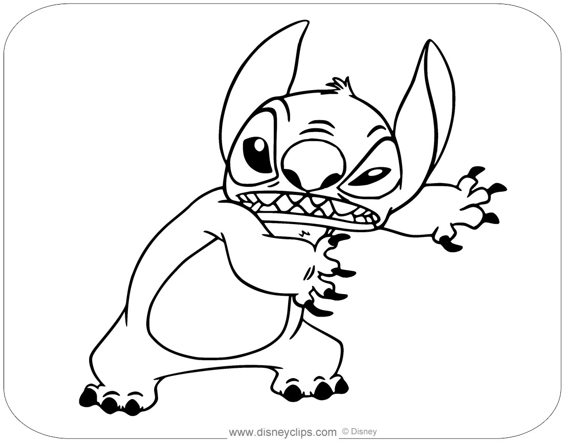 23 Lilo and Stitch Birthday Coloring Pages Printable