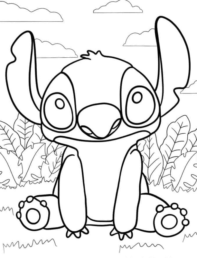 23 Lilo and Stitch Coloring Sheets Printable