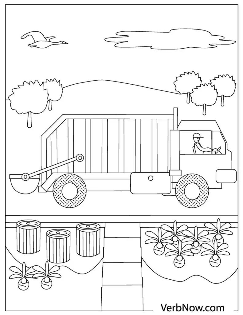 27 Awesome Truck Coloring Pages Printable 14