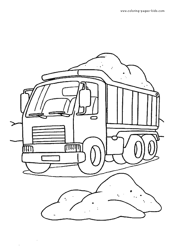 27 Awesome Truck Coloring Pages Printable 20