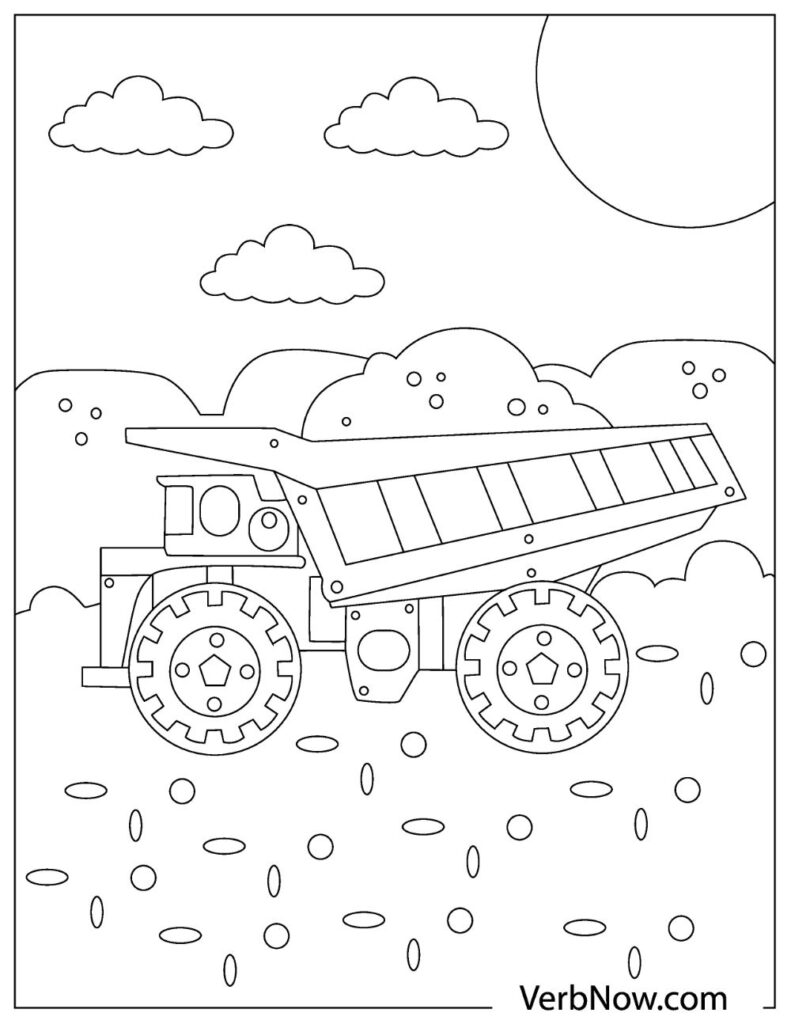 27 Awesome Truck Coloring Pages Printable 23