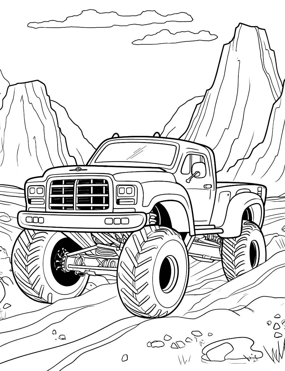 27 Awesome Truck Coloring Pages Printable 28