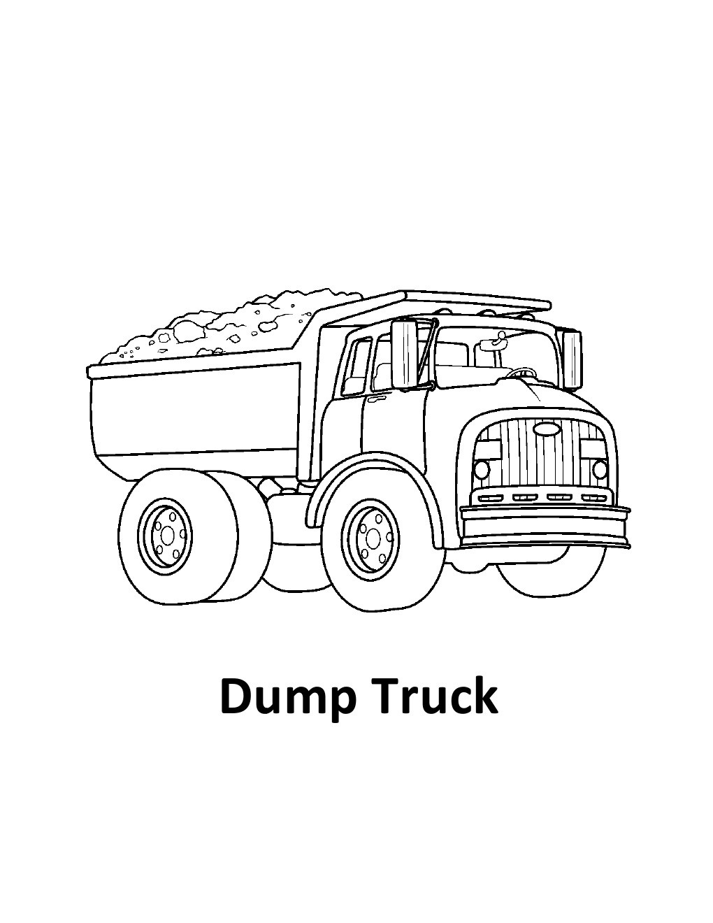 27 Awesome Truck Coloring Pages Printable 30