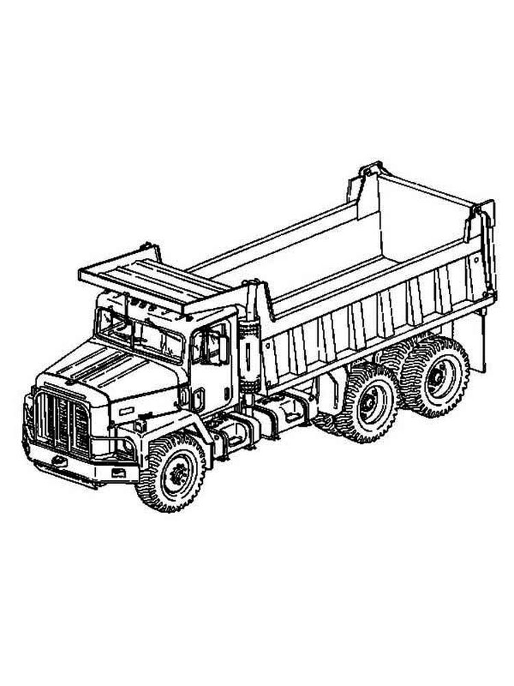 27 Awesome Truck Coloring Pages Printable 35