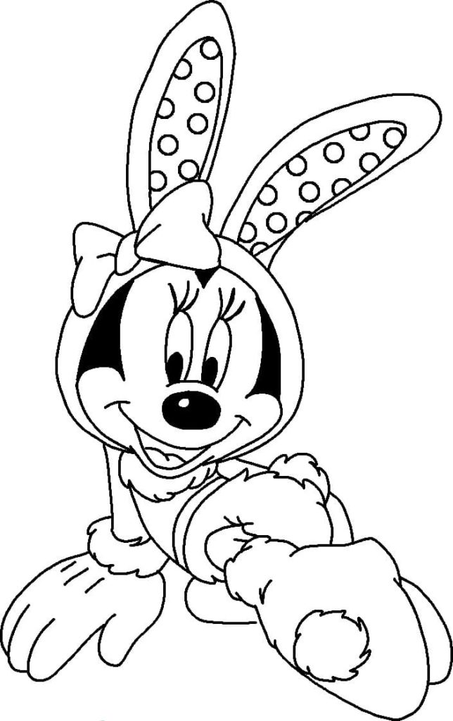 27 Delightful Minnie Mouse Coloring Pages Printable 15