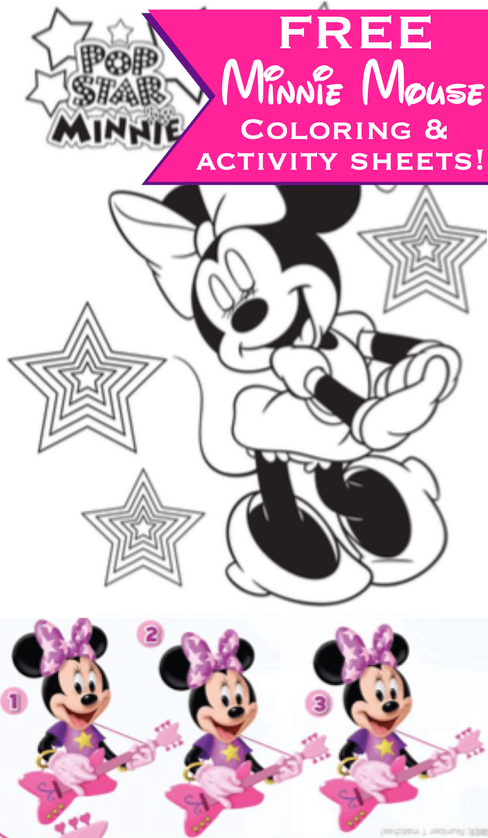 27 Delightful Minnie Mouse Coloring Pages Printable 17