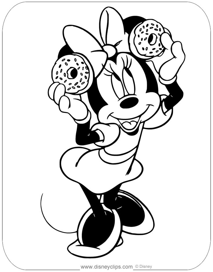 27 Delightful Minnie Mouse Coloring Pages Printable 19