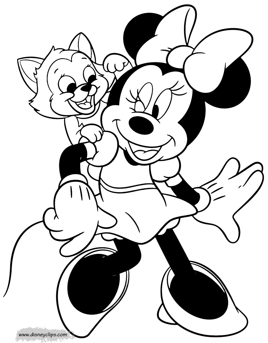 27 Delightful Minnie Mouse Coloring Pages Printable 20