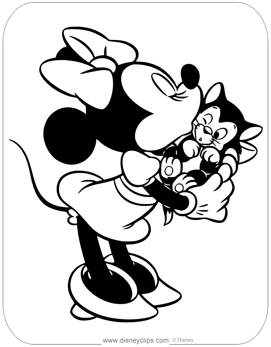 27 Delightful Minnie Mouse Coloring Pages Printable 22