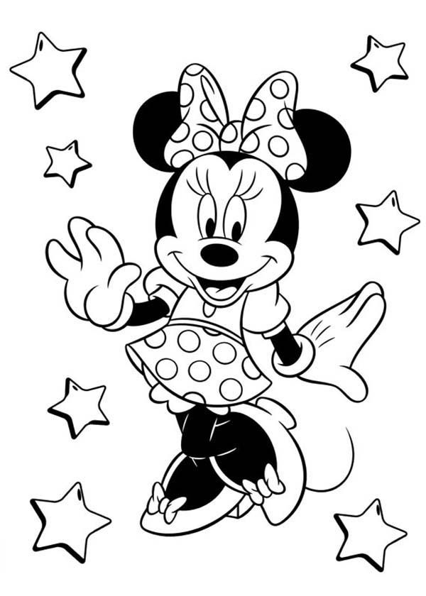 27 Delightful Minnie Mouse Coloring Pages Printable 5