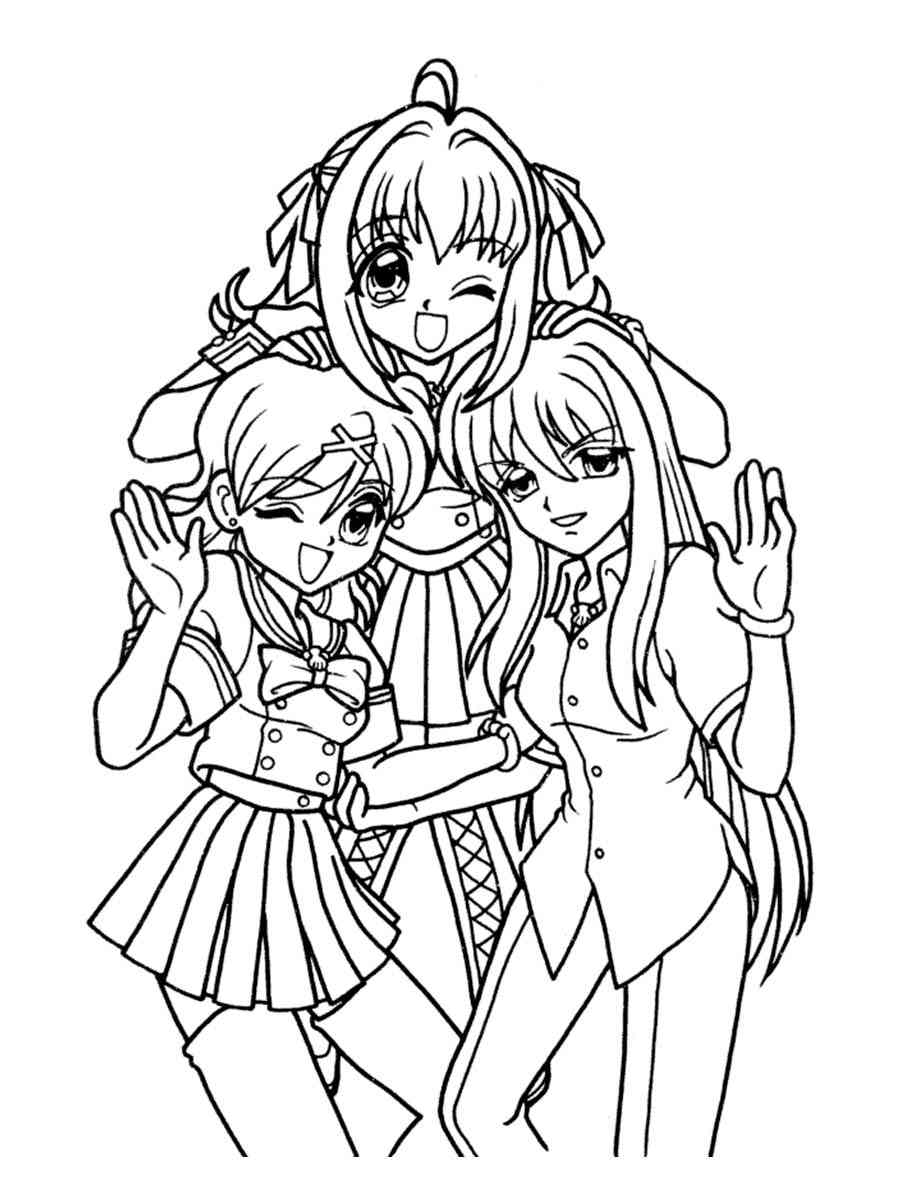 28 Cool Anime Coloring Pages Printable 10