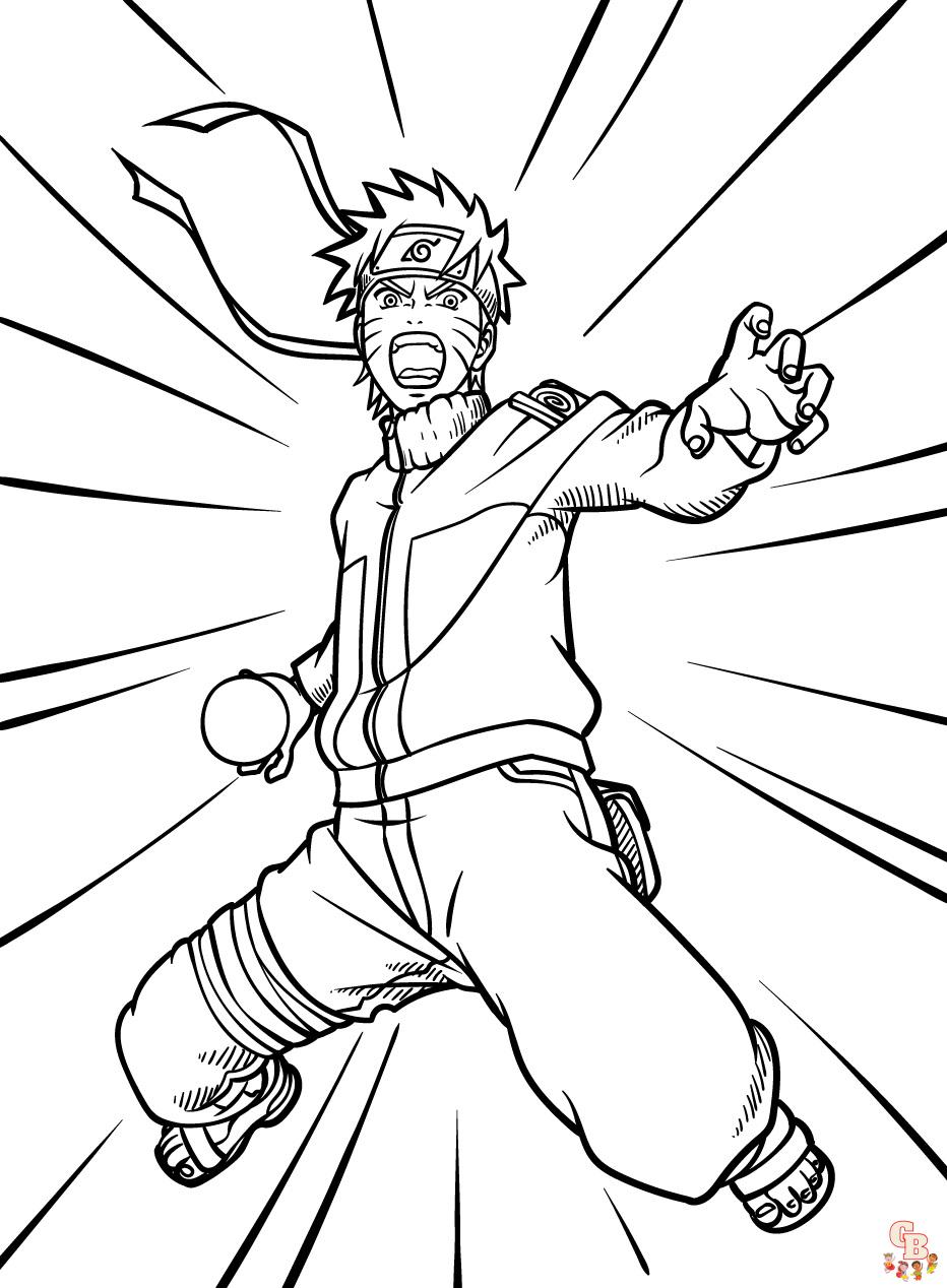 28 Cool Anime Coloring Pages Printable 14