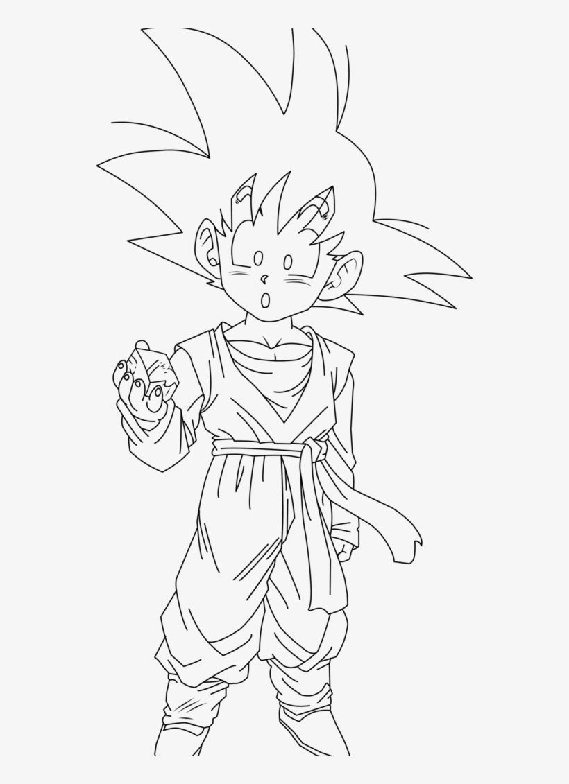 28 Thrilling Goku Coloring Pages Printable 19