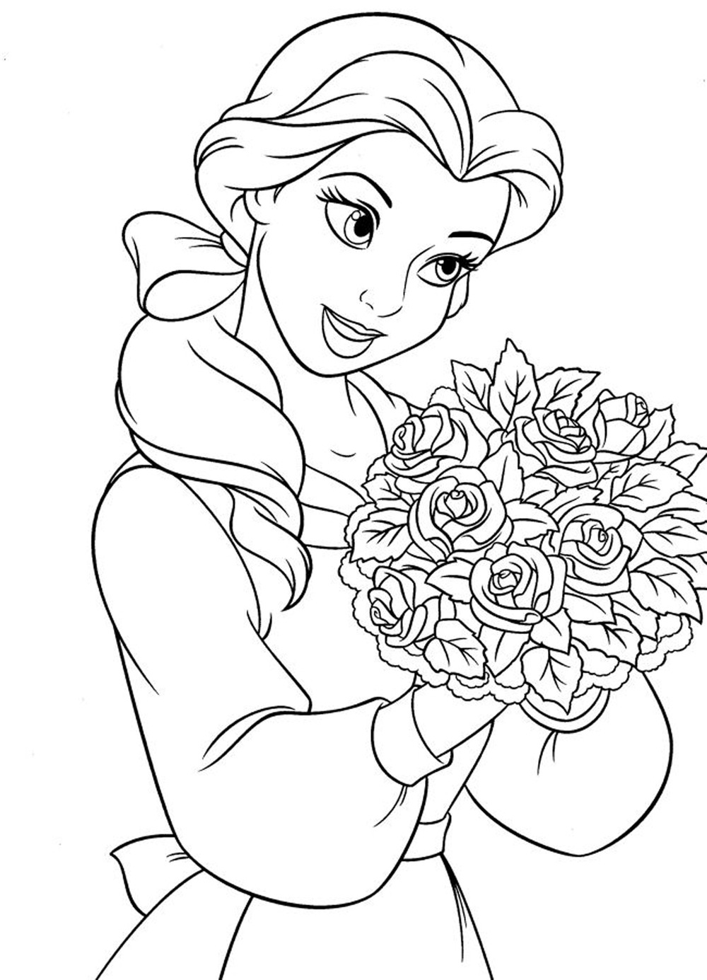 29 Enchanting Disney Princess Coloring Pages Printable 14