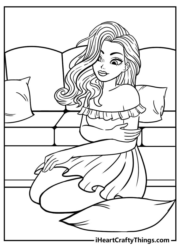 29 Enchanting Disney Princess Coloring Pages Printable 18