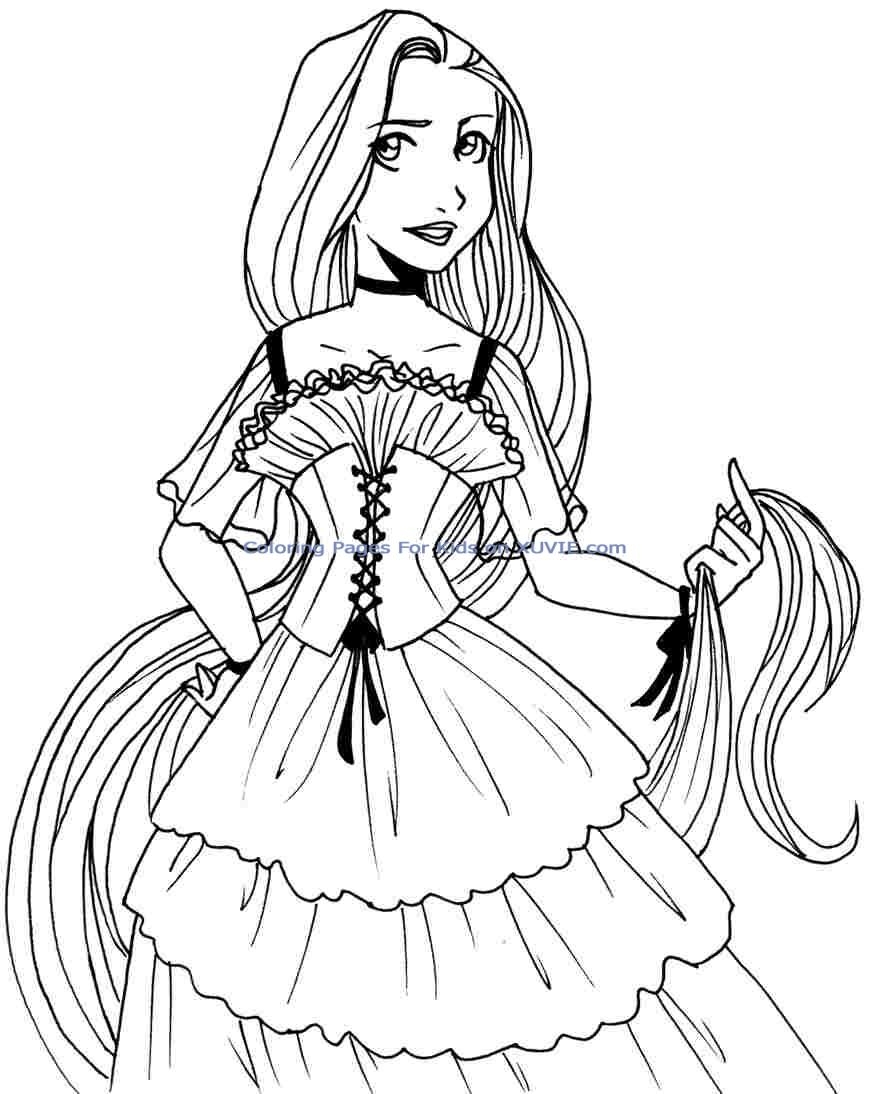 29 Enchanting Disney Princess Coloring Pages Printable 20