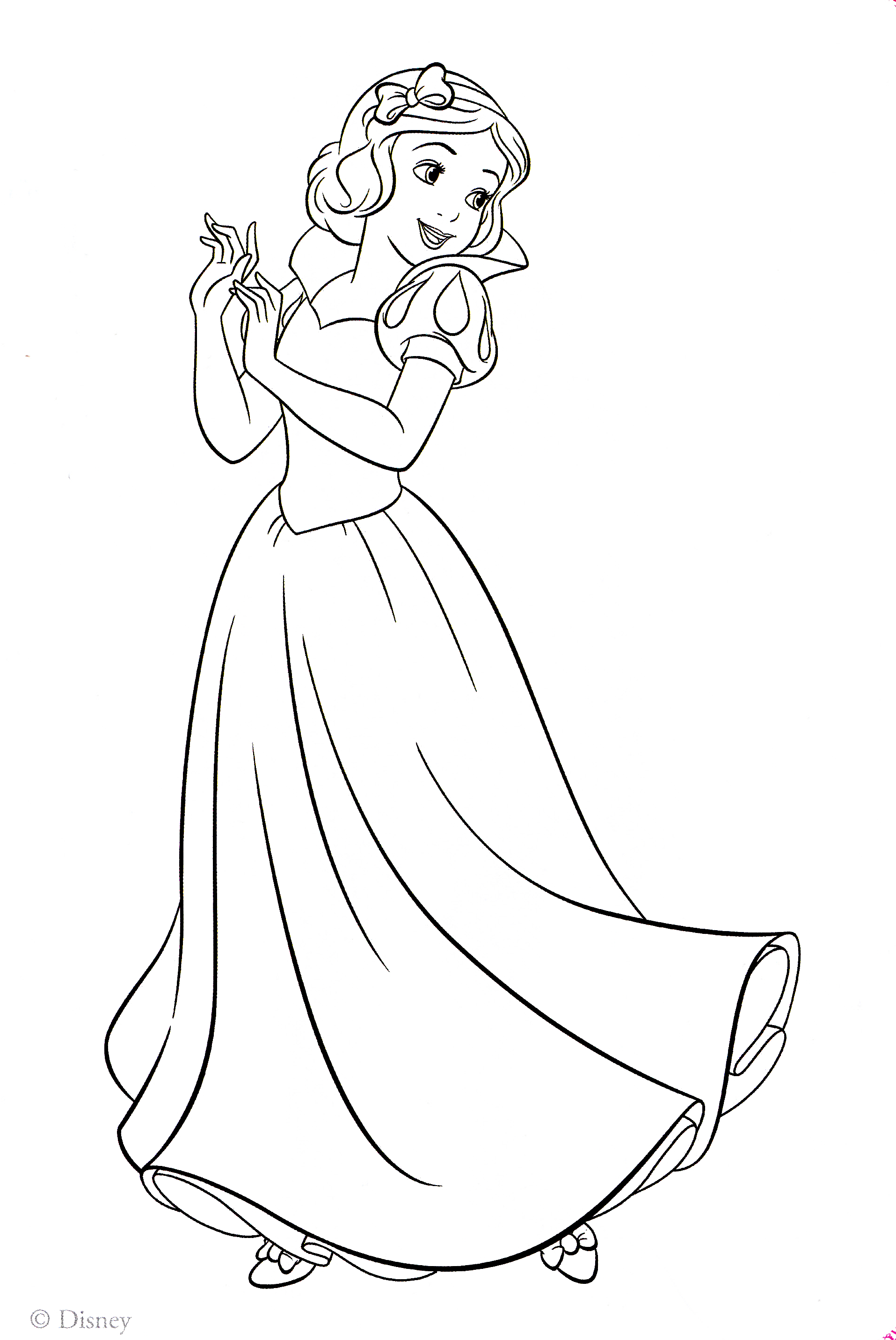 29 Enchanting Disney Princess Coloring Pages Printable 22