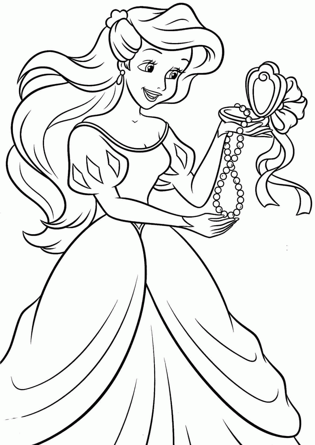 29 Enchanting Disney Princess Coloring Pages Printable 4