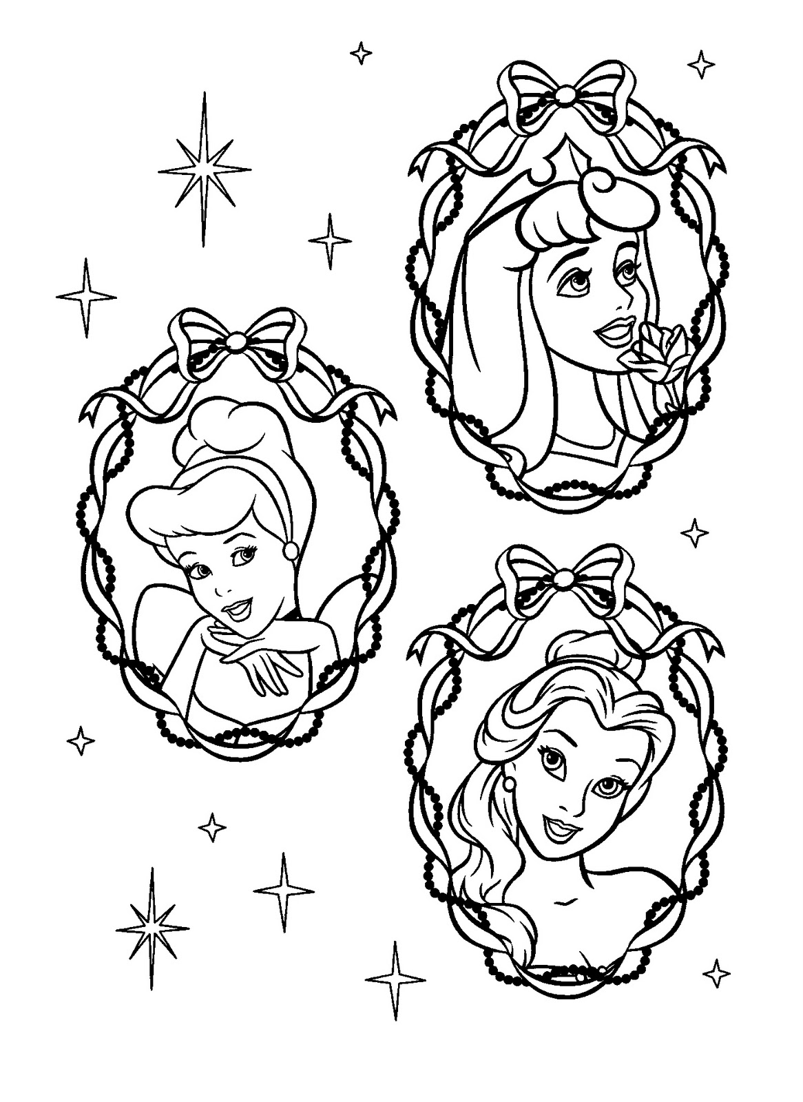 29 Enchanting Disney Princess Coloring Pages Printable 9