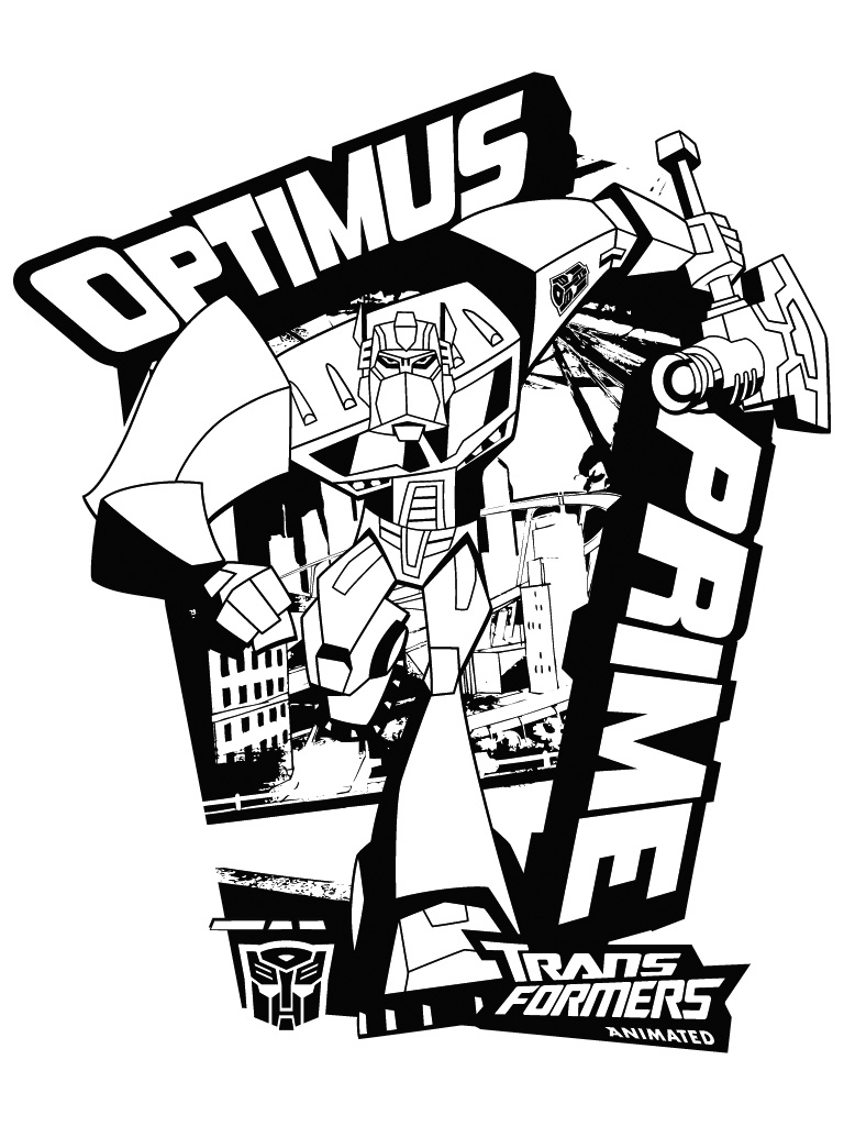 30 Amazing Transformers Coloring Pages Printable 15