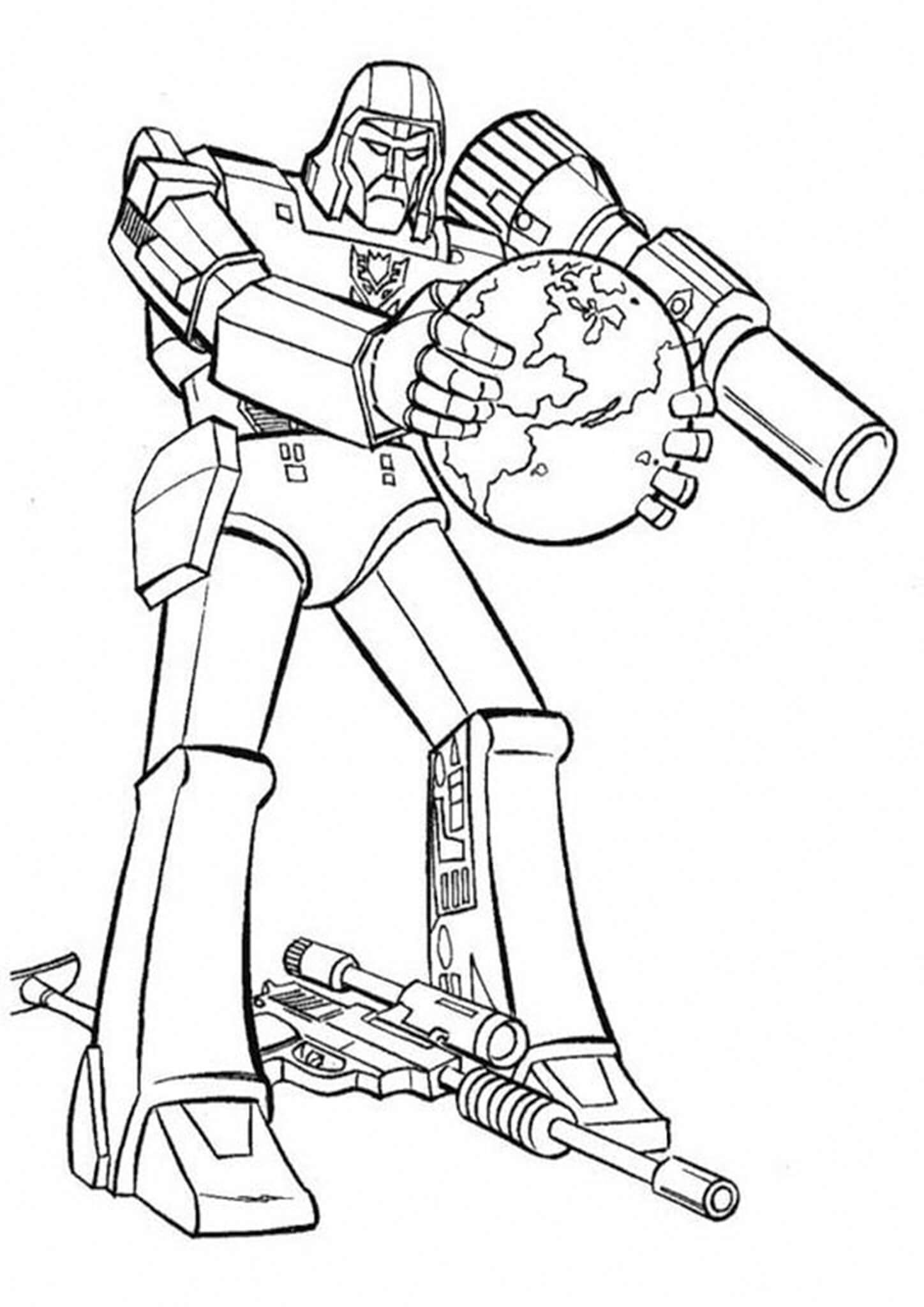 30 Amazing Transformers Coloring Pages Printable 19